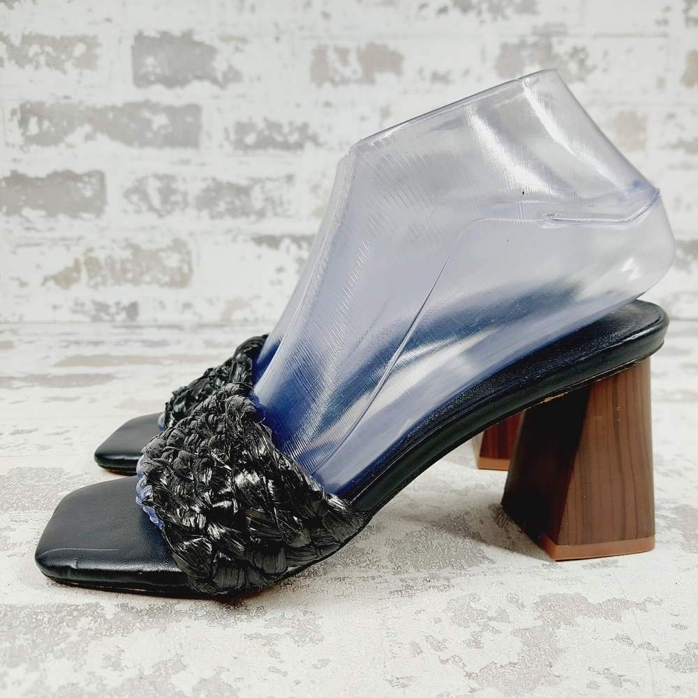 New Gabrielle Union Women's Trinity Single Woven Band Block Heels W971
